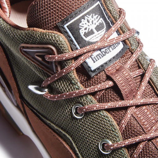 Женские ботинки Timberland Euro Hiker Boot Swift Low Fabric/Leather зеленые  фото 6