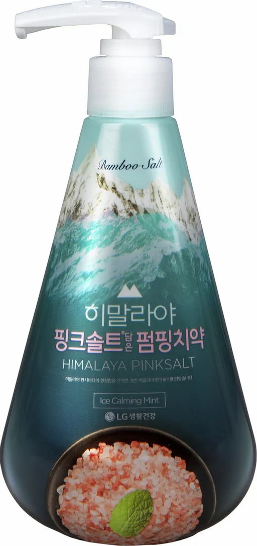 Зубная паста с розовой гималайской солью Pumping Himalaya Pink Salt Ice Calming Mint 285 г PERIOE /  фото 2