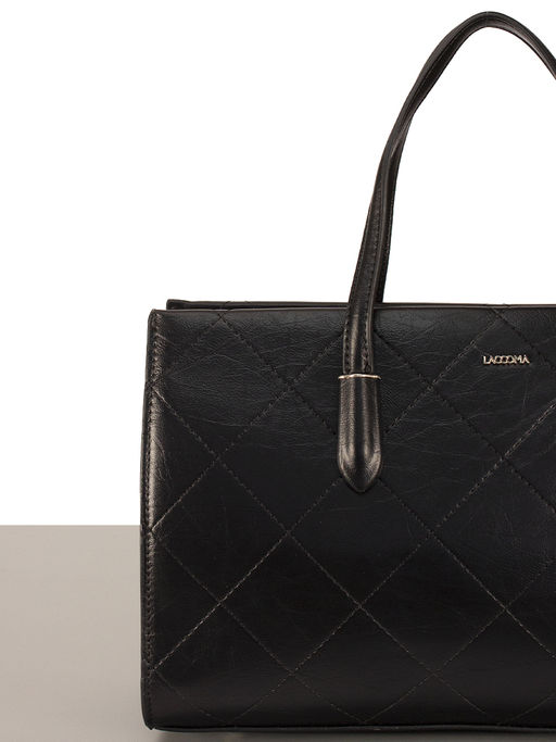 LACCOMA сумка WJD6650-черный эко кожа хлопок фото 7