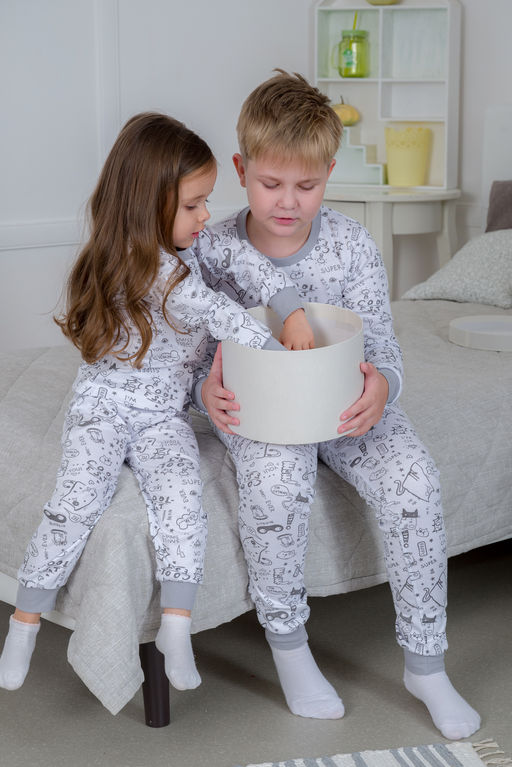 Пижама детская из интерлока пенье Дрёма котик - Амадэль фото 39