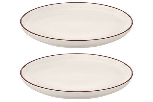 Набор 2 тарелок с прямым бортом 26,5*26,5*3 см Терра - Elan gallery фото 5