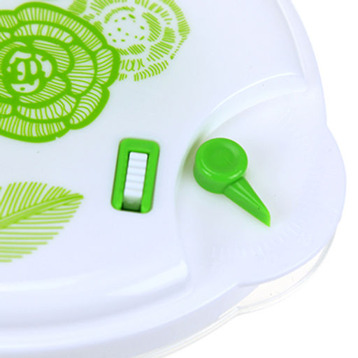 Контейнер пластмассовый Розы 0,35л - д11см h5,5см, набор 3шт, с пароотводом, для хранения в холодильнике, цвета микс (Китай) - Домашняя мода фото 4