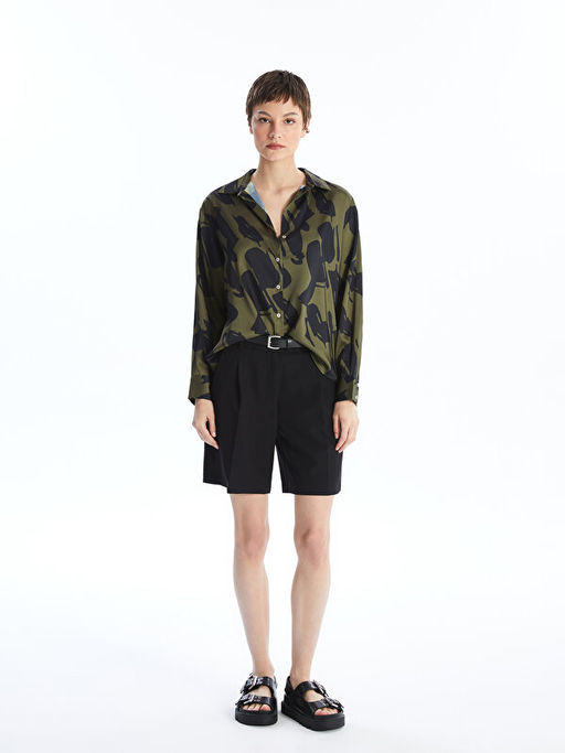 Блузка женская Desenli Oversize Saten