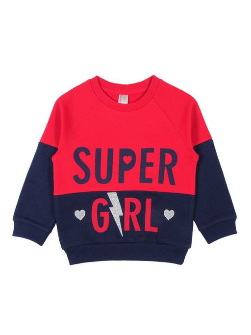 CRB wear/CWK 62262 Джемпер для девочки, красный/Ex.Cherubino  фото 2