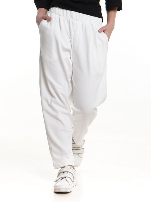 Брюки спортивные для девочки 22-3209 белый - Mini maxi фото 8