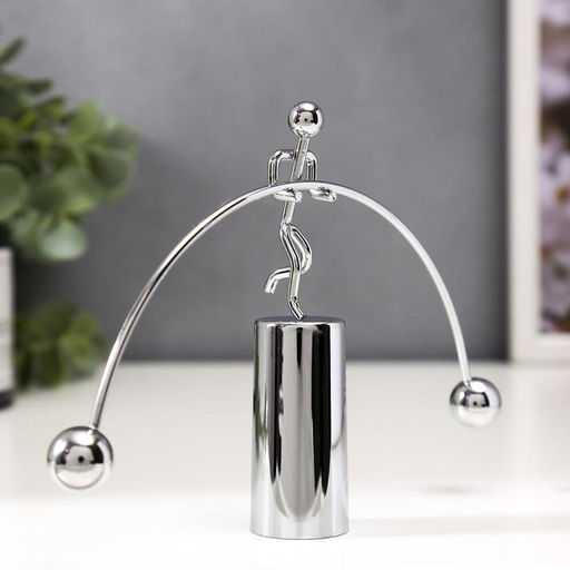 Маятник настольный антистресс «Человечек-эквилибрист», 11.5×18×2.5 см