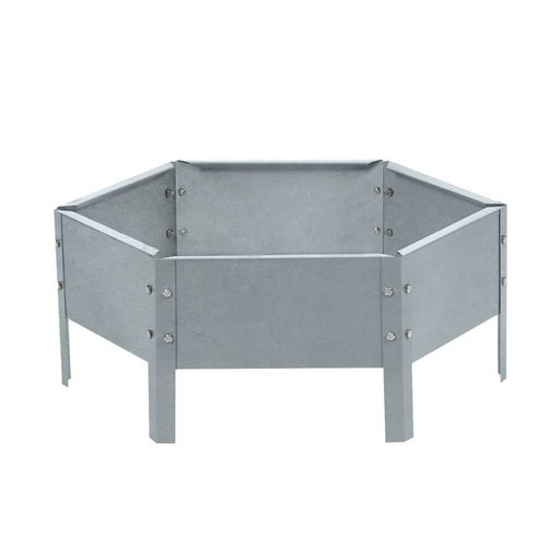 Клумба оцинкованная, d=60 см, высота бортика 15 см, Greengo фото 9