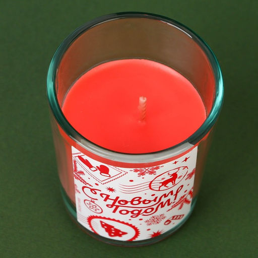 Набор свечей ароматических в стакане Новый год: Счастья от Деда Мороза, 2 шт., корица и апельсин - Сима-ленд фото 6