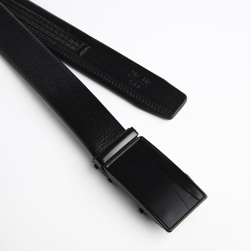 Ремень мужской, ширина 3,5 см, автомат, цвет чёрный - Simaland фото 5