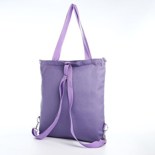 Шопер на молнии, цвет сиреневый - Simaland фото 3