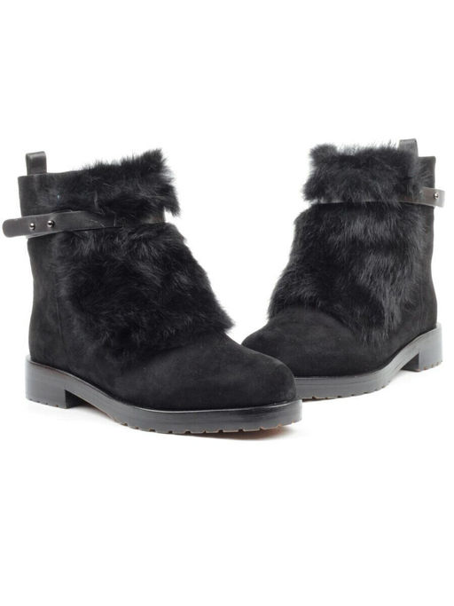 04-899E-2Y1 8J26M Ботинки зимние женские (натуральная замша, натуральный мех)