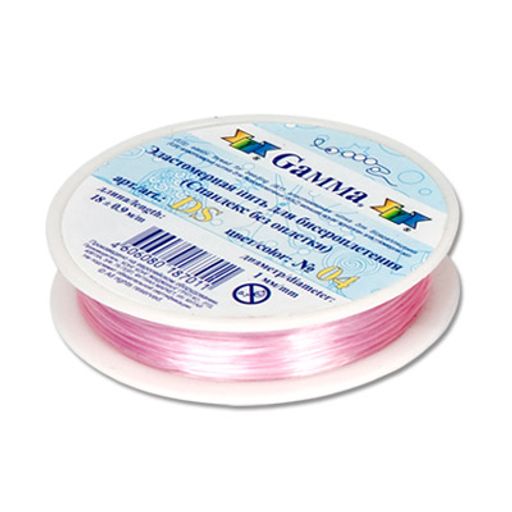 Zlatka / Gamma Эластомерная нить (спандекс) DS d 1 мм 10 х 18 м 0.5 м