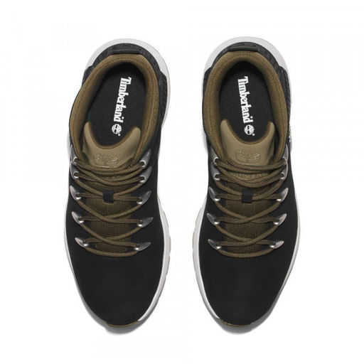 Мужские ботинки Timberland Sprint Trekker Mid Leather черные фото 4