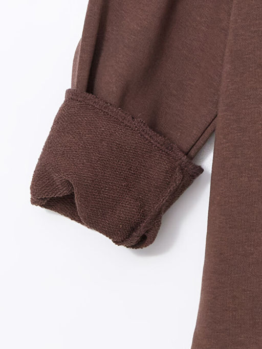 Bisiklet Yaka Basic Uzun Kollu Erkek ?ocuk Sweatshirt - Waikiki фото 2