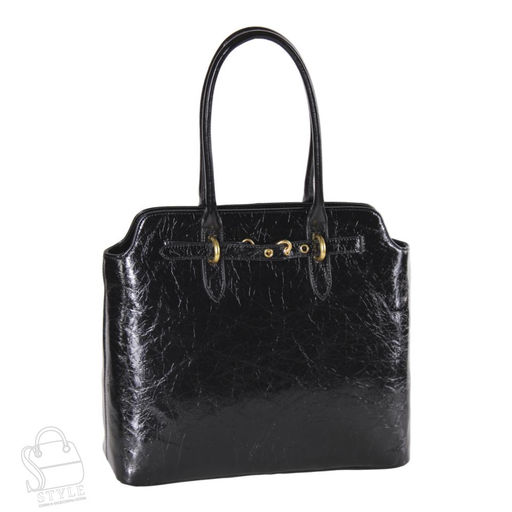 Сумка женская кожаная 6069Q black Polina&Eiterou  в Новосибирске