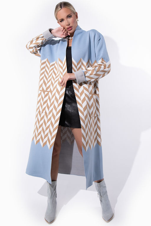 Кардиган Будь эксклюзивной! (небо) - Эльза фото 7