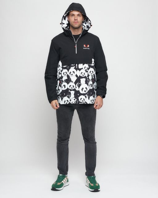 Куртка-анорак спортивная мужская белого цвета 88629Bl