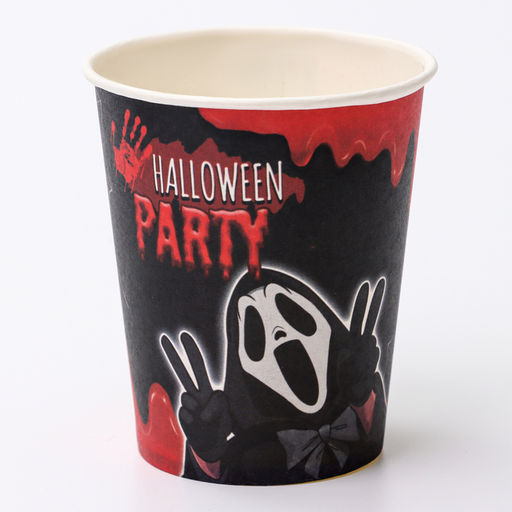 Цена за 6 шт. Стакан одноразовый бумажный Halloween party, 250 мл , на Хэллоуин