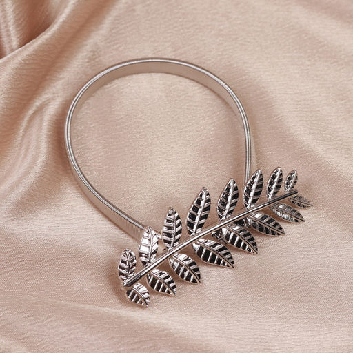 Подхват для штор «Ветка», 10×4 см, 32 см, цвет серебряный