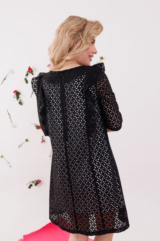 Платье NIKVA н344-2 чёрный  фото 2