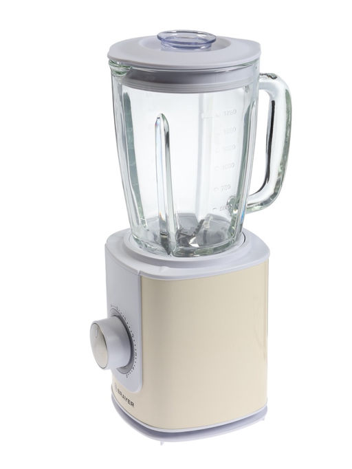 Блендер BRAYER 1205BR, стационарный, 1200 Вт, 1.75 л, 5 скоростей, бежевый
