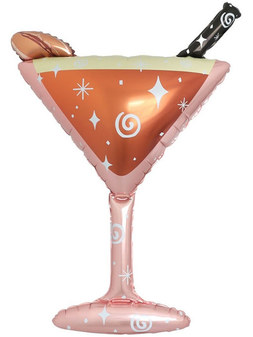Воздушный шар фольгированный 44" «Бокал мартини», фигура