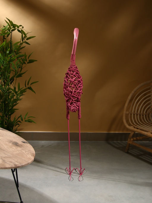 Сувенир плетёный «Фламинго», 30×16×125 см