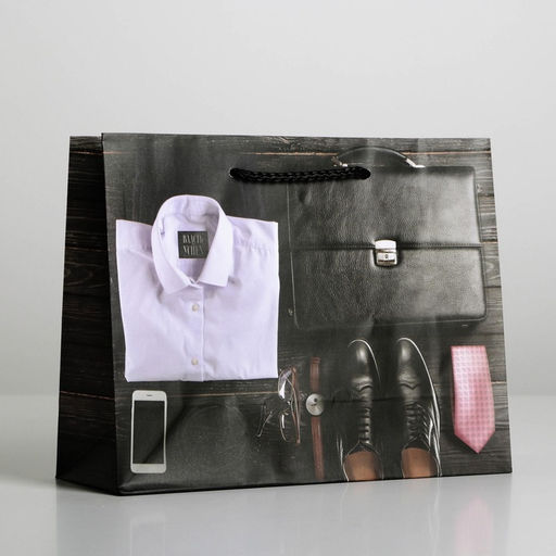 Пакет ламинированный Стиль, MS 23 х 18 х 8 см - Доступные радости фото 7