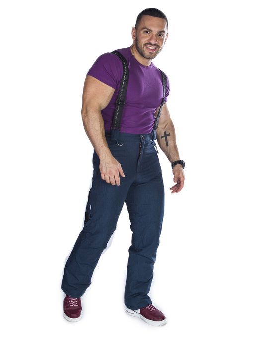 Брюки C-8061 Темно-бирюзовый