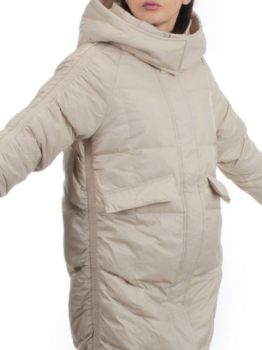 3064 LT. BEIGE Пуховик зимний женский (80% пух, 20% перо)