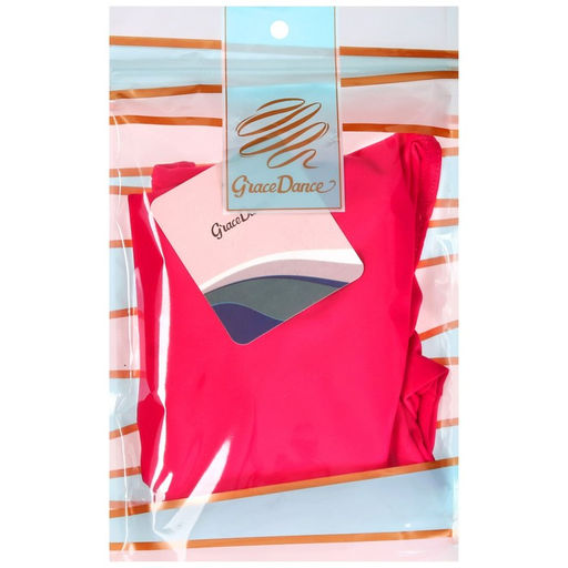 Купальник гимнастический Grace Dance, с шортами, с рукавом 3/4, р. 42, цвет малина  фото 5