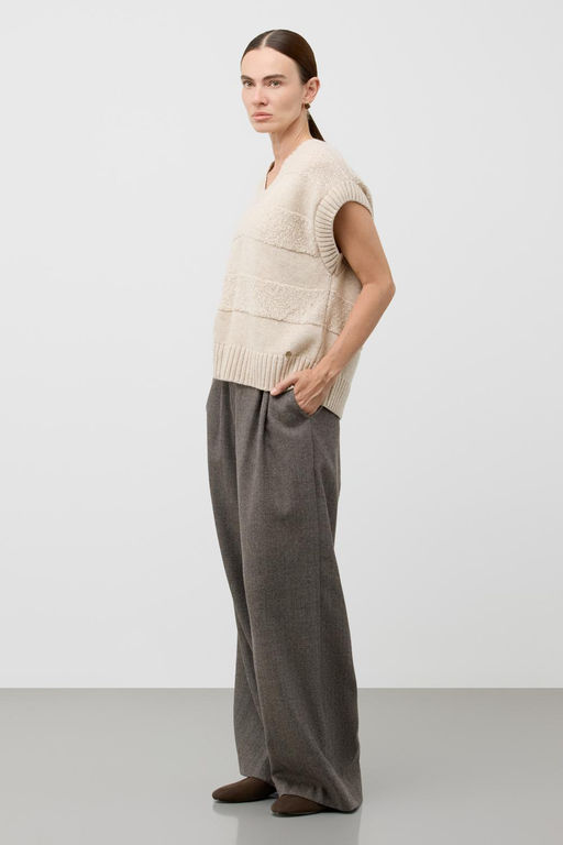 ЕВ 30265/ш/бежевый жилет жен