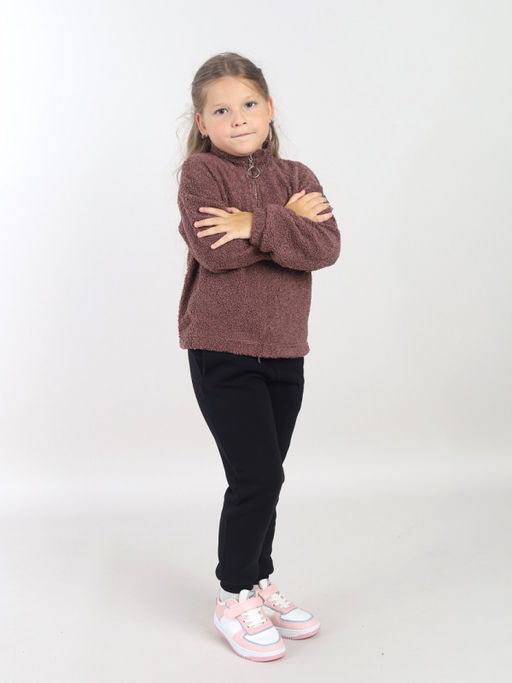 CRB wear / CWKG 63998-33-427 Толстовка для девочки,какао  фото 2