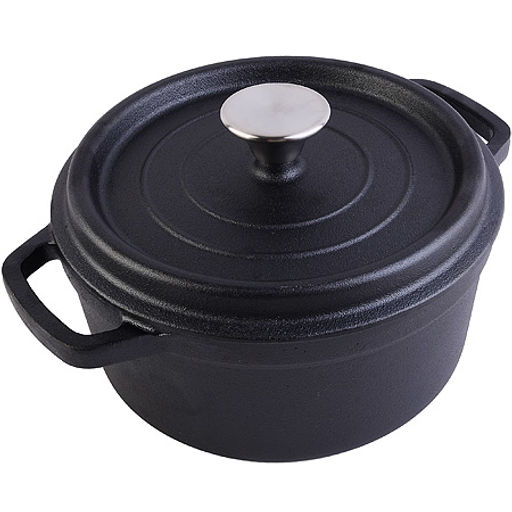 31157 Кастрюля 2,9 л с крышкой 22 см чугун MB (х4)