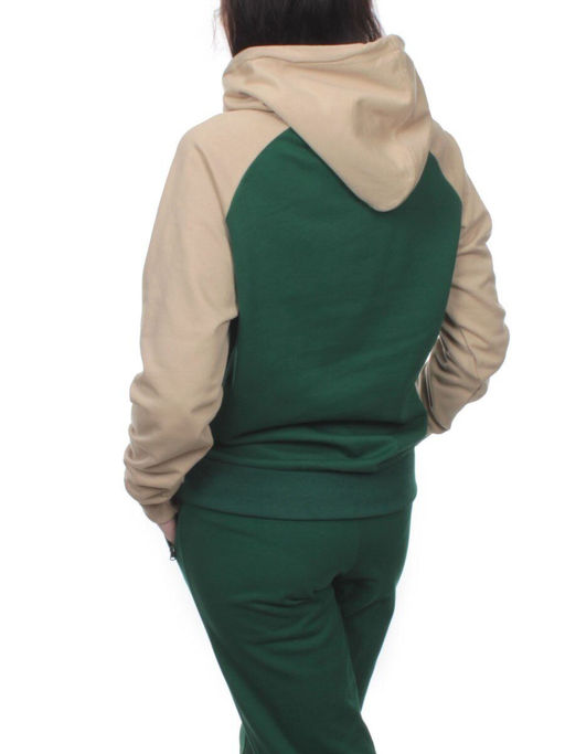 NOE103 BEIGE/GREEN Костюм спортивный женский (хлопок 90%, полиэстер 10%) - Fashion фото 7