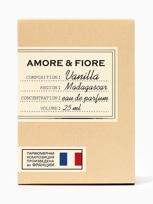Парфюмерная вода женская Amore & Fiore Vanilla Madagascar, 25 мл