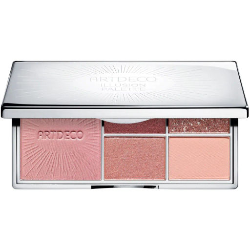 ARTDECO Палетка теней и румян Illusion Palette for cheeks & eyes тон 6, 4,5 г 4х1,5 г