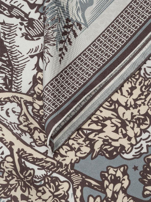 Платок жен. шелк 90х90 E04-8451-19 - Eleganzza фото 2