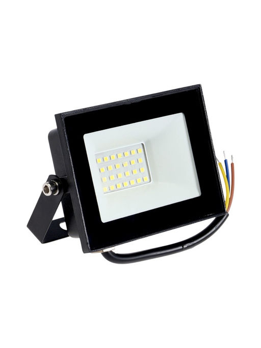 Прожектор  светодиодный VKL electric, 30 Вт, 3600 Лм, 6500К, IP65, 220V черный, свеч.хол.бел. 109814