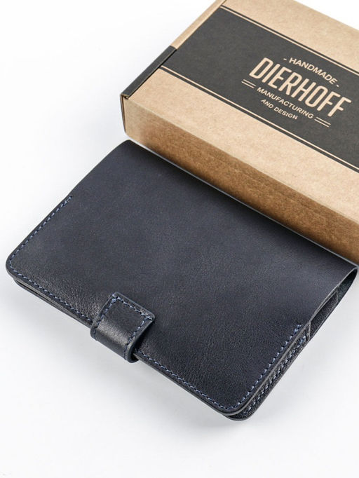 Мужская кожаная обложка для паспорта и автодокументов Dierhoff Д 6024-904 - Sergio valentini фото 4