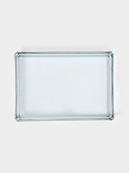 Форма для выпечки и запекания Paşabahçe Borcam, 36.7×25.7×6 см, жаропрочное стекло, прозрачная