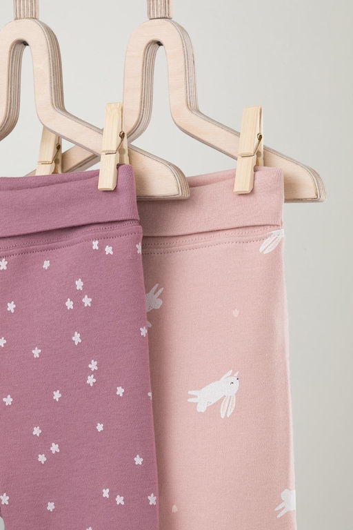 Crockid _ К 400220-2уп/цветочные снежинки,зайчики набор ползунки яс  фото 3