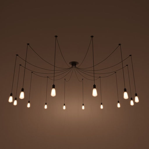 Светильник BayerLux «Паук»,14×40 Вт, E27, чёрный