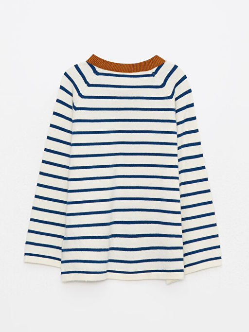 Bisiklet Yaka Uzun Kollu Erkek Bebek Triko Kazak - Waikiki фото 2