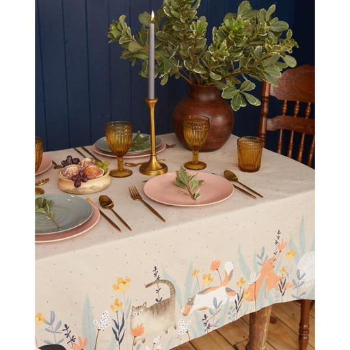 Скатерть Этель Meow, 149?220 см, 100% хлопок, саржа 190 г/м?