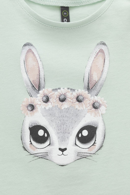 Crockid _ КР 302702/пастельно-зеленый к543 фуфайка (футболка) д/дев яс  фото 6