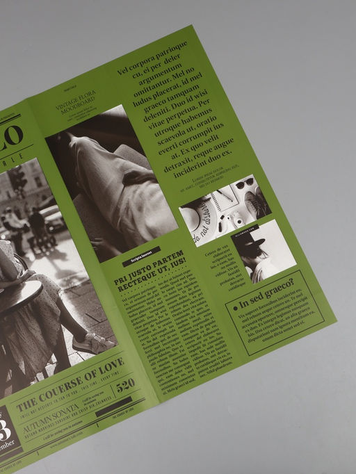 Цена за 15 шт. Плёнка флористическая «Газета любви», травянной, 65 мкм, 50×57±1 см