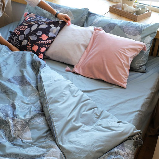 Постельное бельё Этель 2 сп Mint leaves, пододеяльник 175х215 см, наволочки 50х70 см 2 шт, 100% хлопок  фото 7