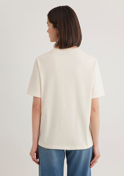 Mavi Logo Bask?l? Bej Tisort  фото 4