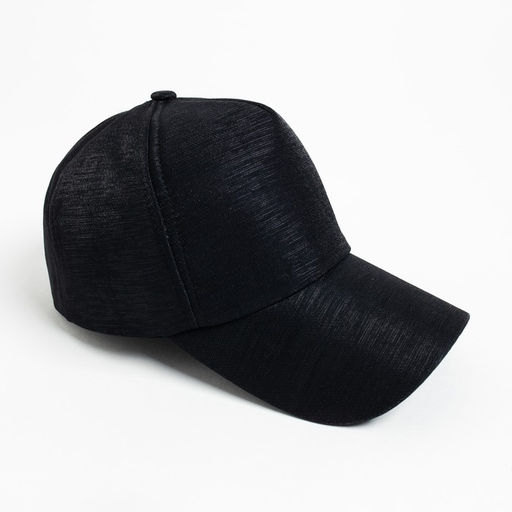 Бейсболка женская MINAKU цвет чёрный/серебряный, размер 56-58